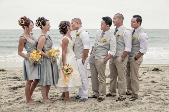 Oneven getal bruidsmeisjes en groomsmen